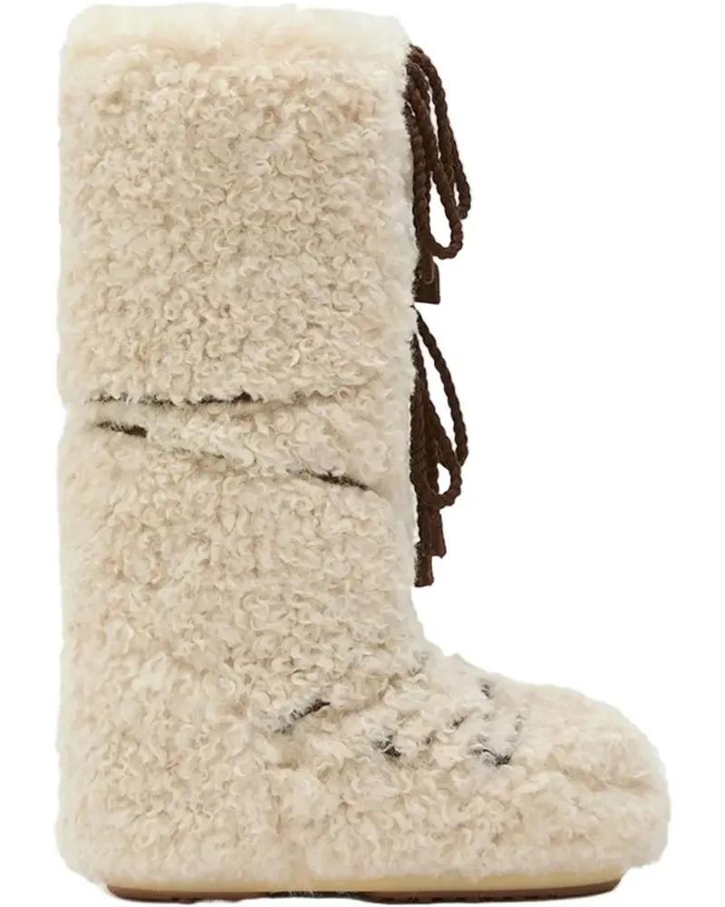 Moon Boot Stiefel MB ICON CURLY EXTRA ECRU beige Beige