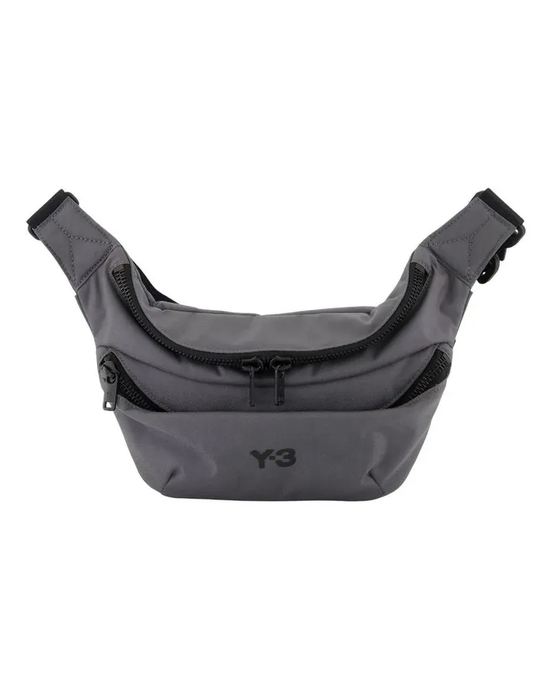 Y-3 Bauchtaschen Compact Crossbody Bag With Adjustable Strap grau Grau