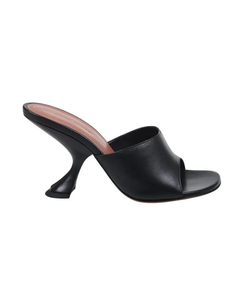 Amina Muaddi Sandalen Taylor 90 Slipper schwarz Schwarz