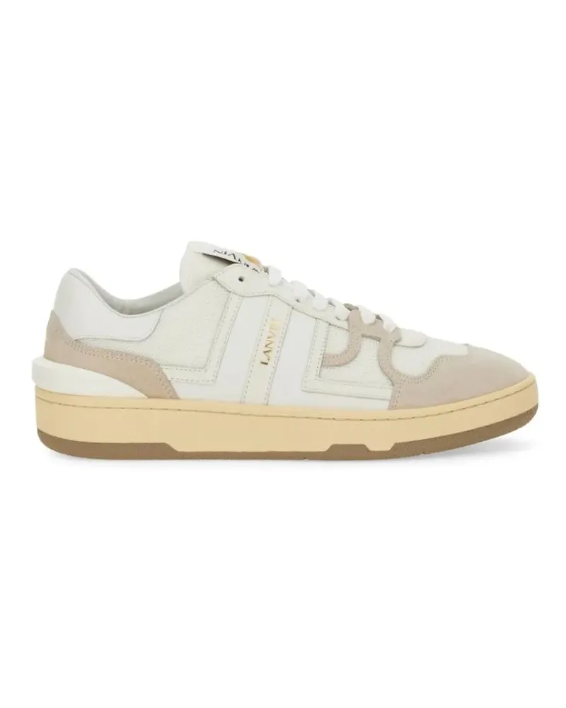 Lanvin Low-Top Sneaker Clay Sneakers With Textured Upper weiß Weiß