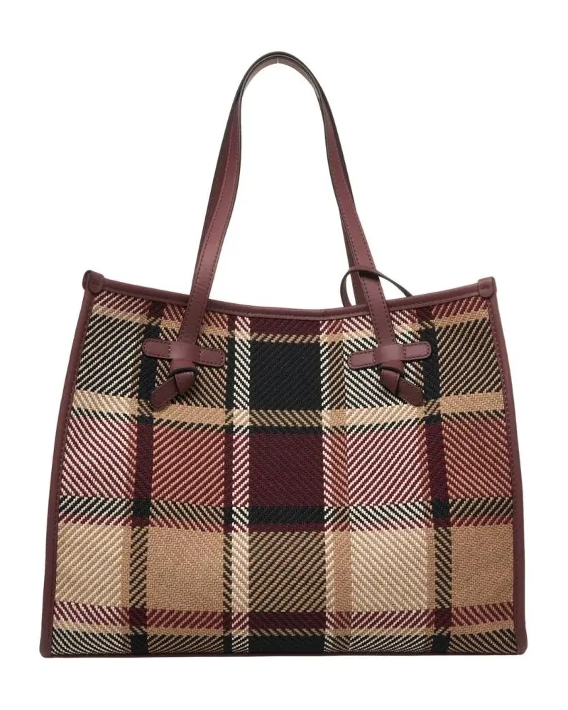 Gianni Chiarini Shopper & Totes Shopper With Check Pattern braun Braun