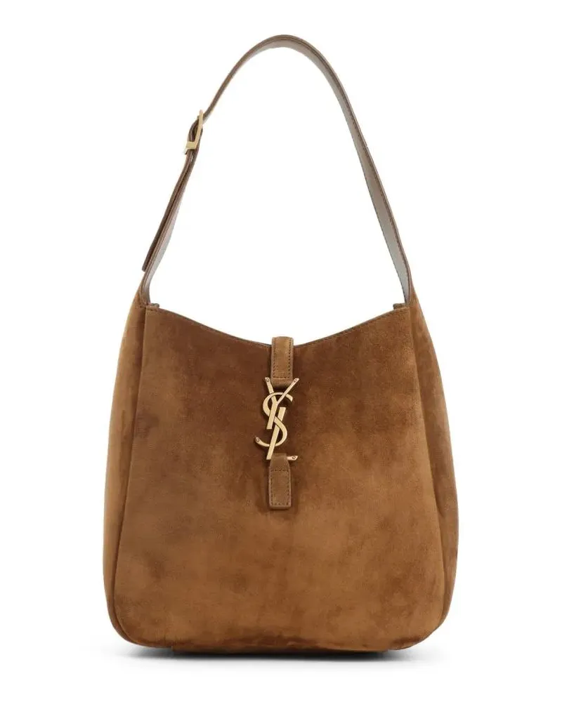 Saint Laurent Hobo Bags Orange Suede Shoulder Bag orange Orange