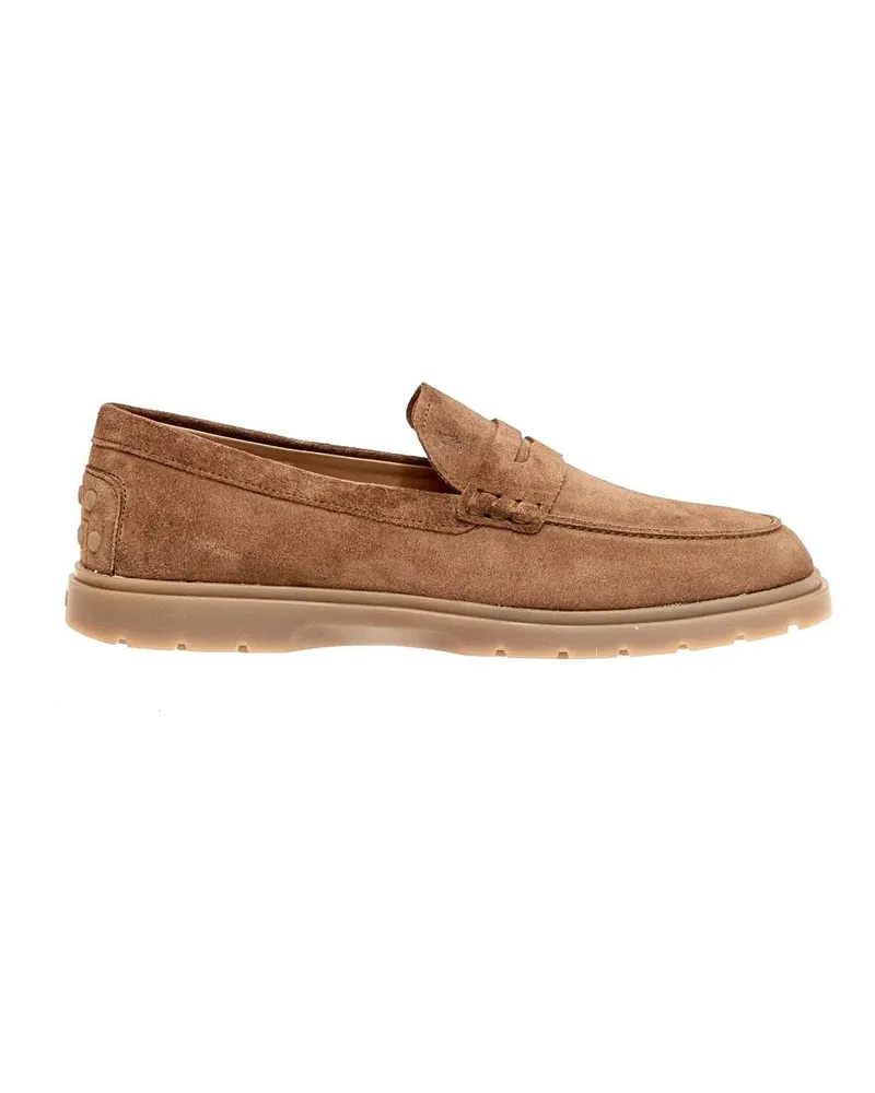 TOD'S Loafer Brown Suede Loafers braun Braun