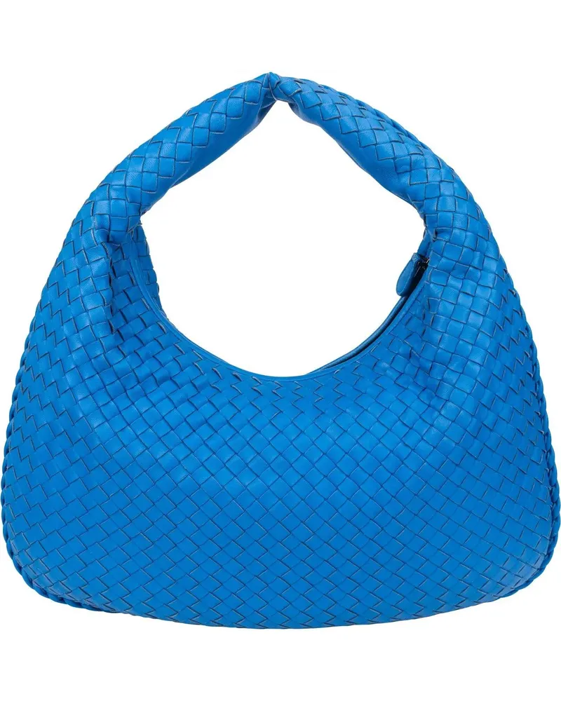 Bottega Veneta Crossbody Bags  Blue Intrecciato Leather Belly Hobo blau Blau
