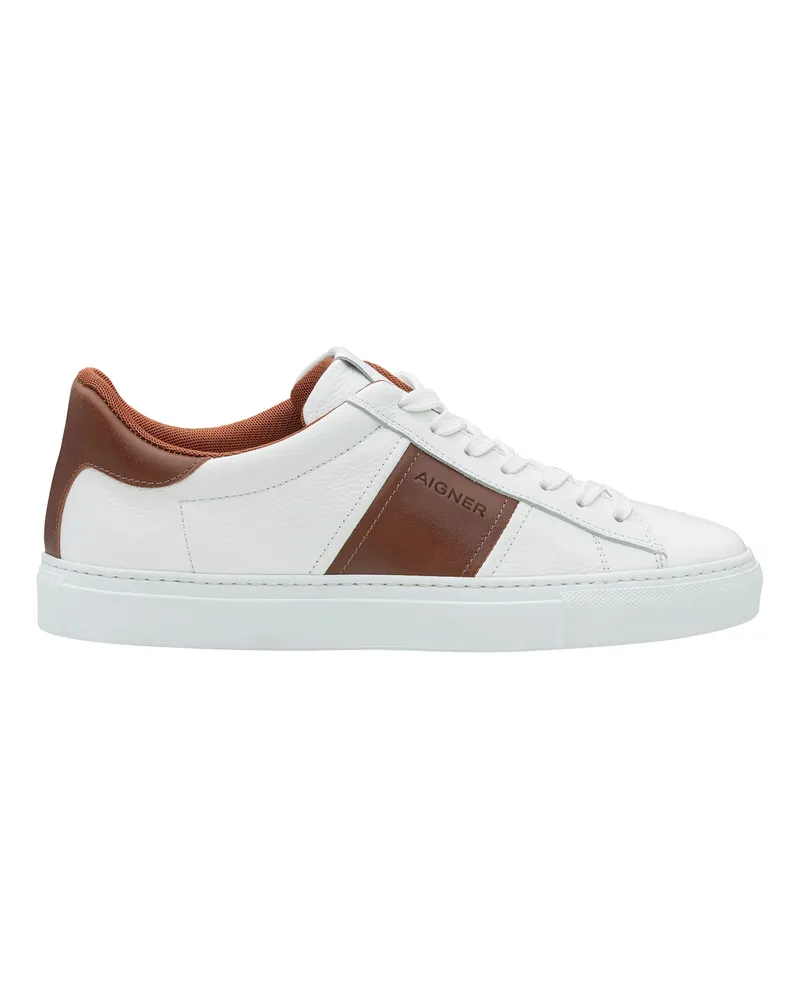 Aigner Low-Top Sneaker classic sneaker DAVID 67B weiß Weiß