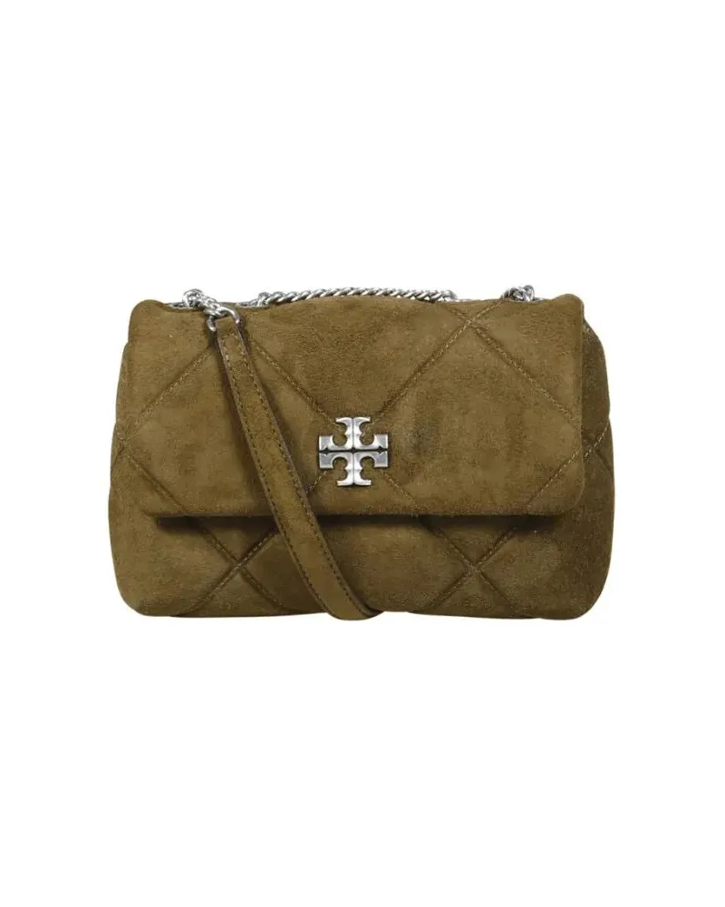 Tory Burch Hobo Bags Kira Diamond Quilt Suede Small Convertible Shoulde braun Braun