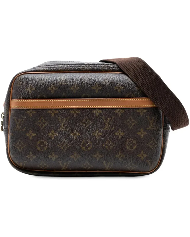 Louis Vuitton Hobo Bags Monogram Reporter PM braun Braun