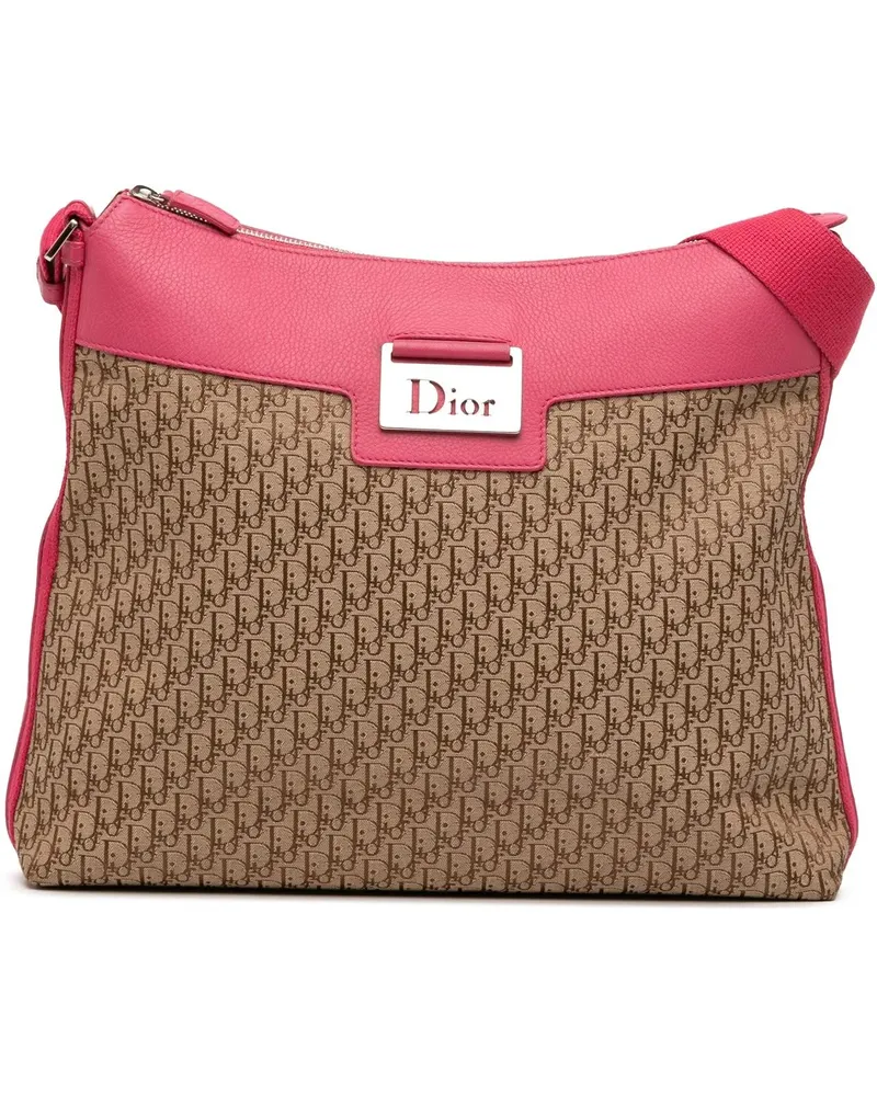 Dior Hobo Bags Diorissimo Trotter Canvas Street Chic Crossbody braun Braun