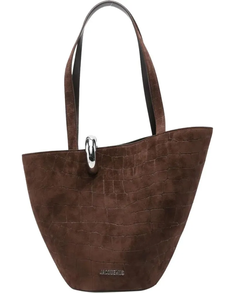 Jacquemus Shopper Bags Dark Brown braun Braun