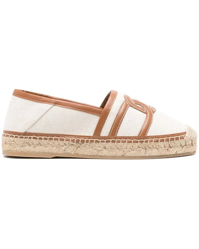 TOD'S Chain-Applique Espadrilles With Rubber Sole beige Beige