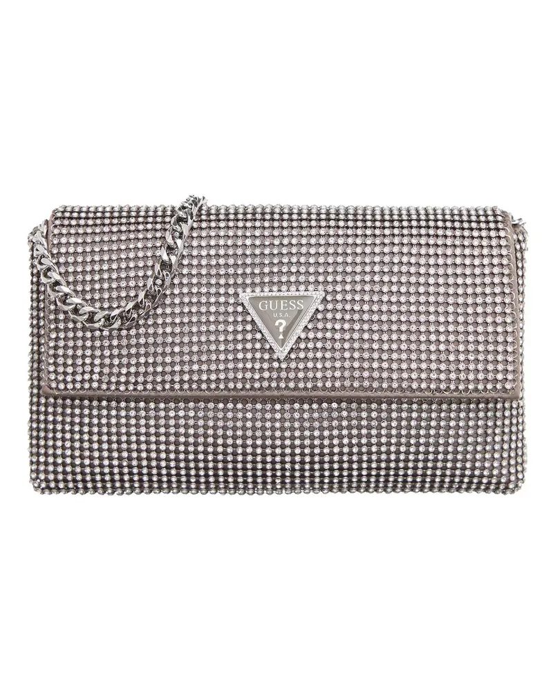 Guess Clutches Zalina Flap Clutch silberfarben 