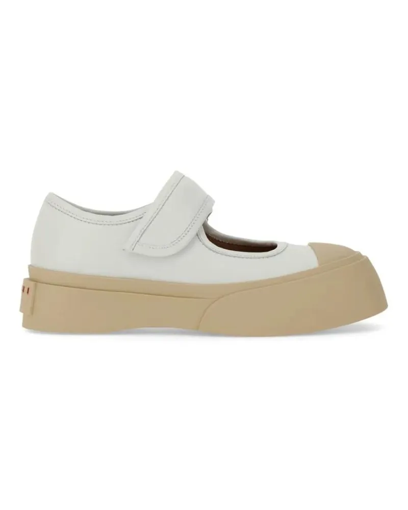 Marni Low-Top Sneaker Mary Jane Sneakers weiß Weiß