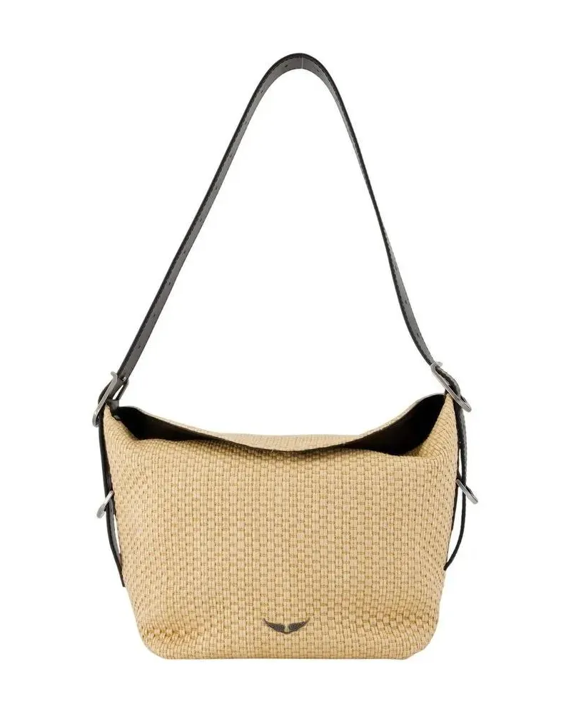 Zadig & Voltaire Hobo Bags Jane Panier Shoulder Bag - Cotton - Beige beige Beige