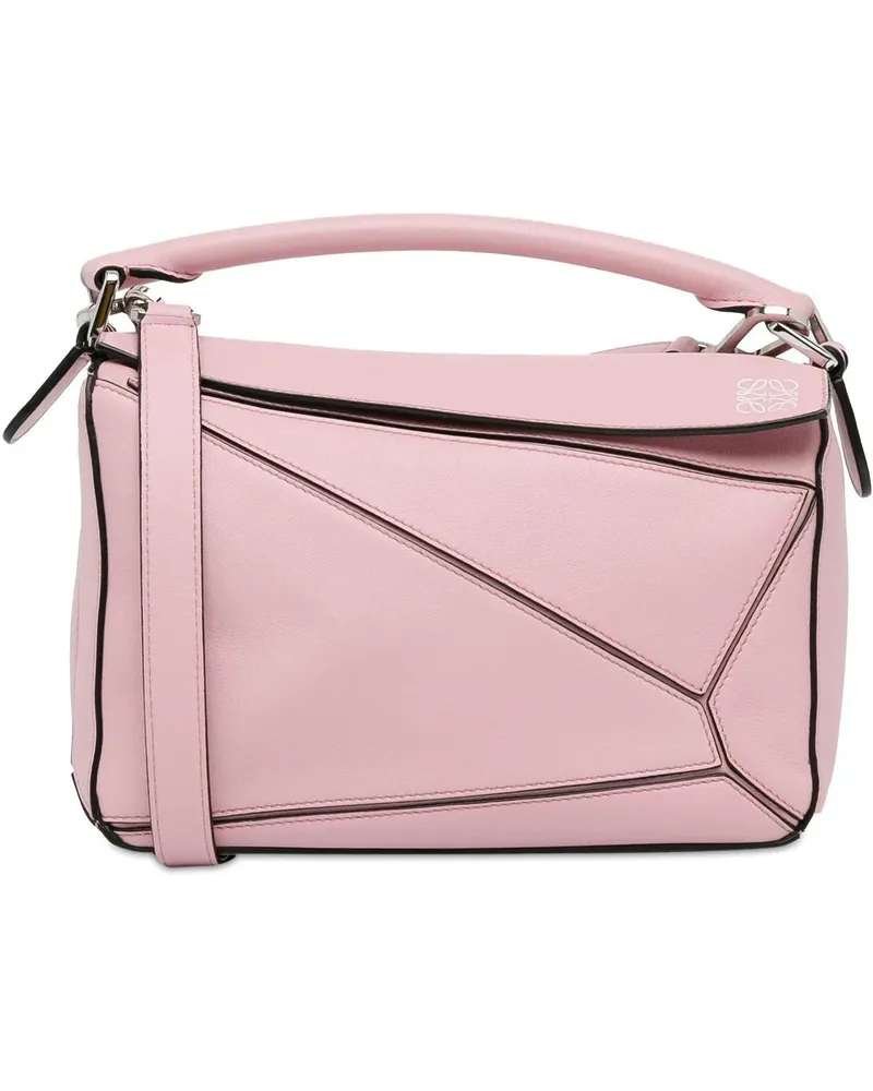 Loewe Hobo Bags Small Calfskin Puzzle Satchel rosa Gold