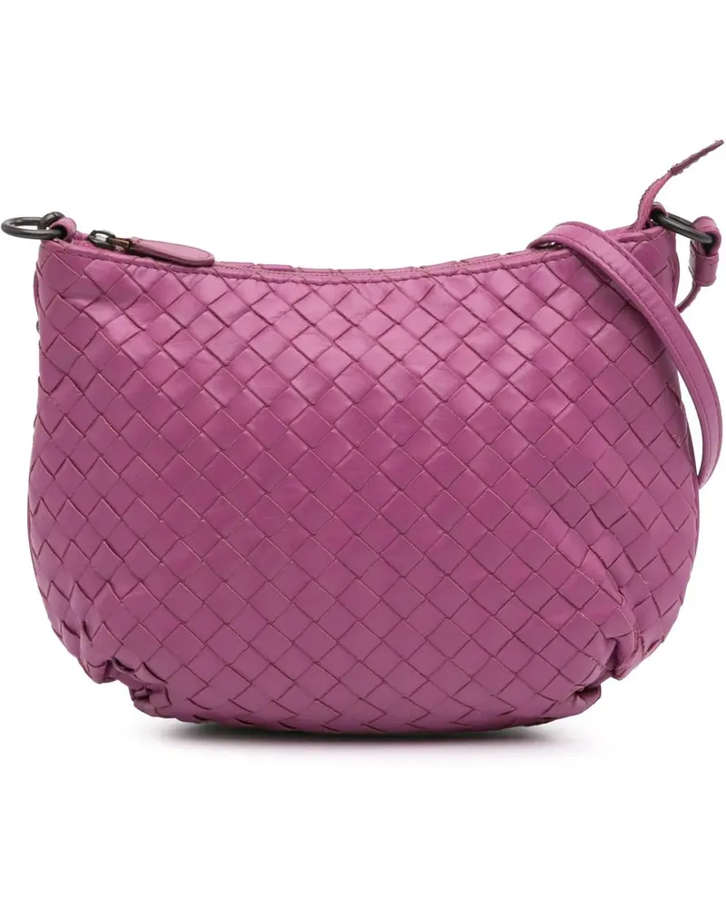 Bottega Veneta Hobo Bags Nappa Intrecciato Crossbody orange Orange