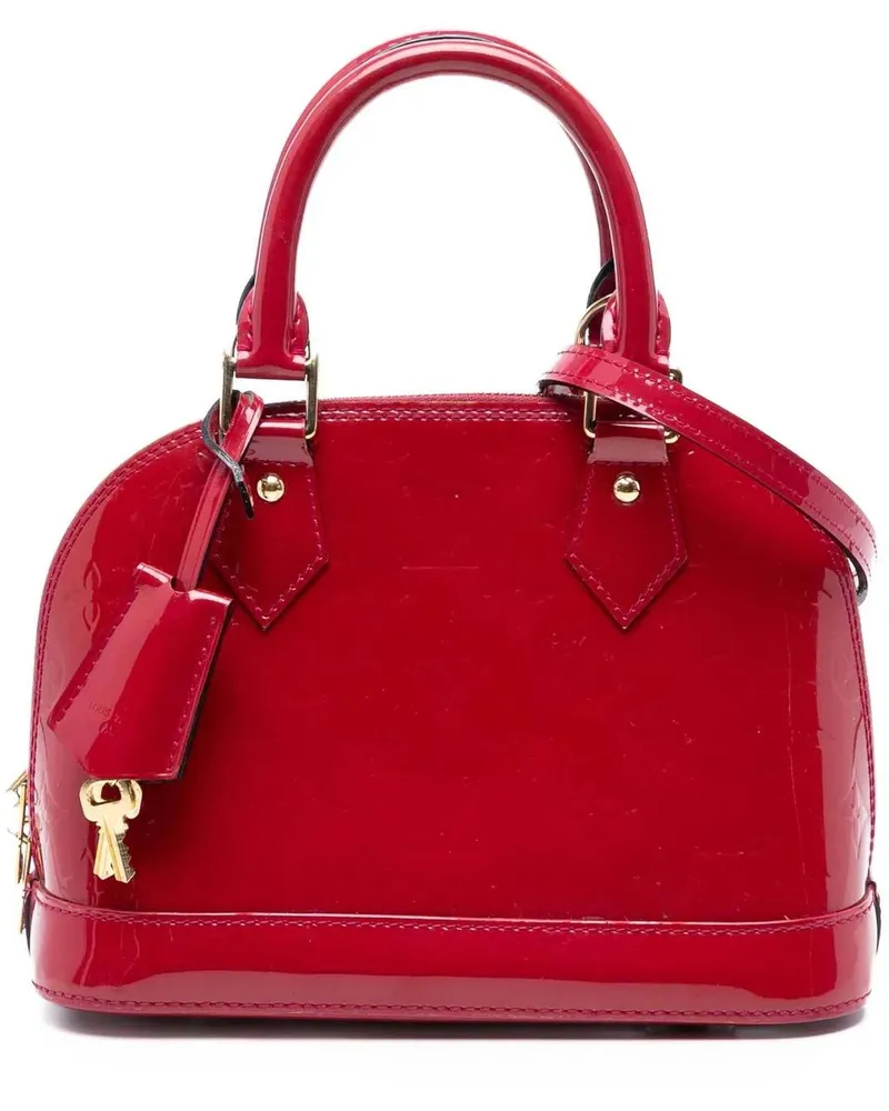 Louis Vuitton Hobo Bags Monogram Vernis Alma BB rot Rot