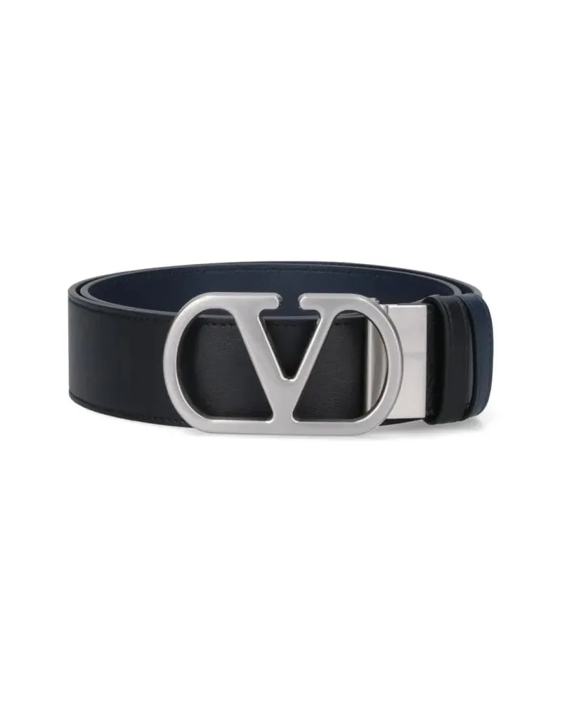 Valentino Garavani Gürtel 'Vlogo Signature' Reversible Belt – Black schwarz Schwarz