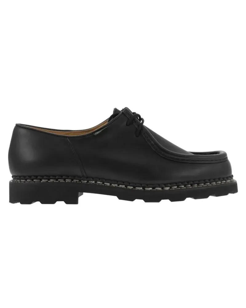 Paraboot Michael - Leather Derby schwarz Schwarz