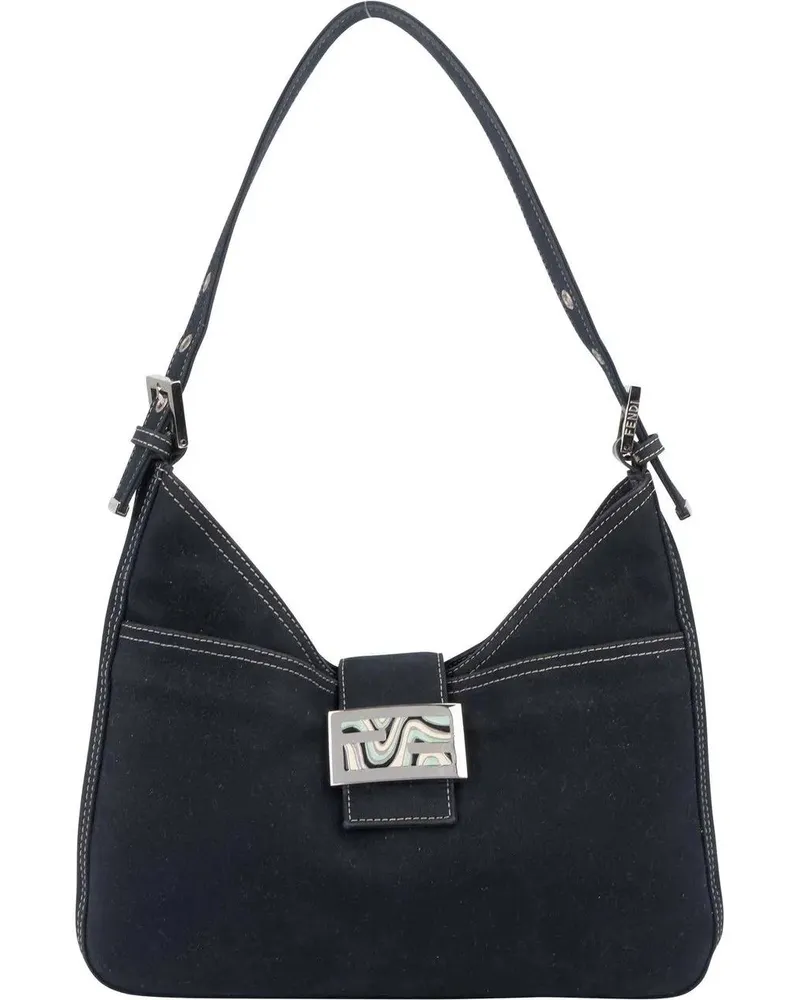 Fendi Crossbody Bags  Limited FF Buckle Baguette Shoulder Bag bunt Bunt