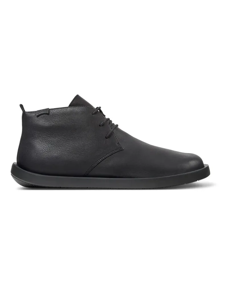 Camper Stiefel Schnürschuhe Wagon schwarz Schwarz