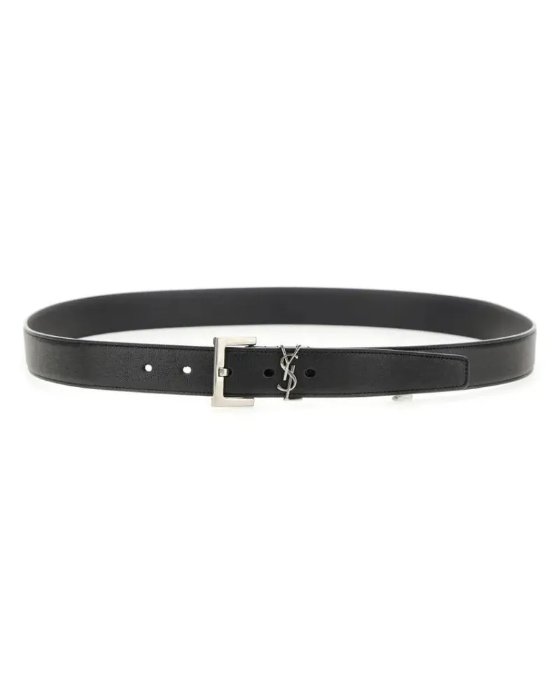 Saint Laurent Gürtel "Cassandras" Belt schwarz Schwarz