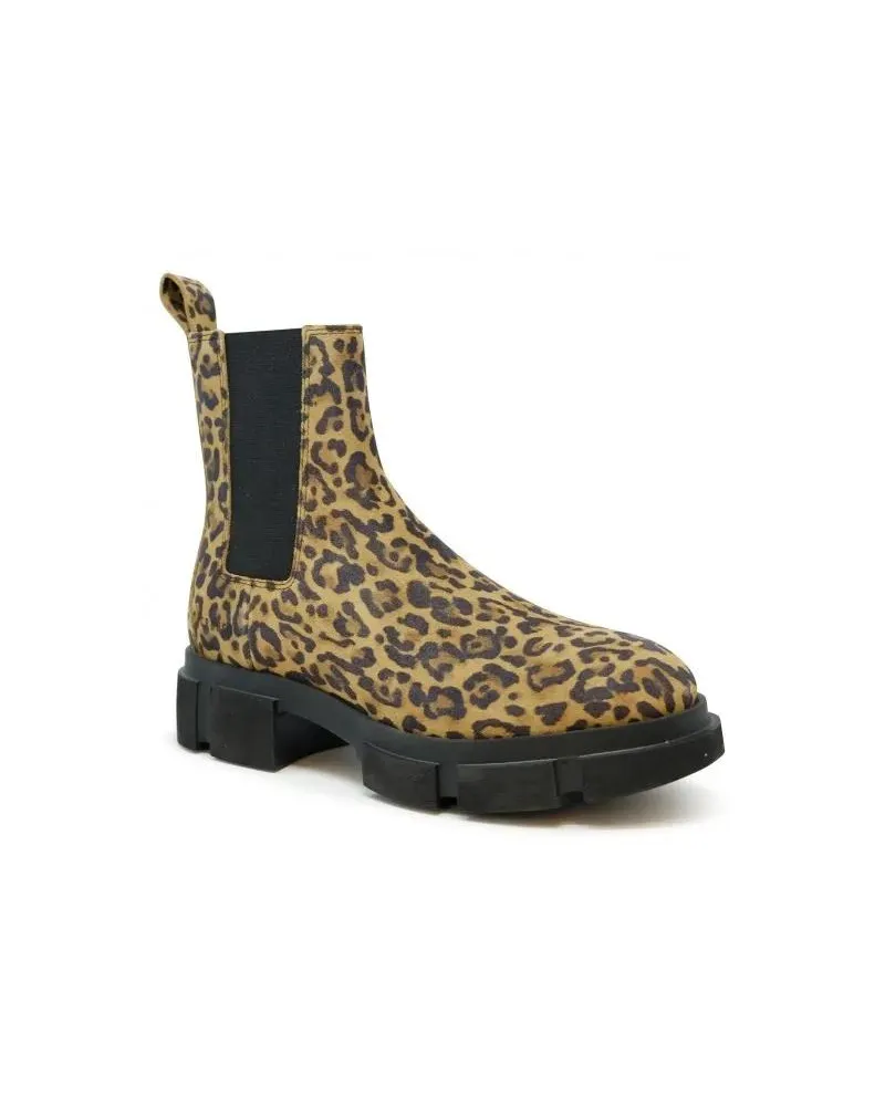 Copenhagen Stiefel F5cph570 Leopard Suede Chelsea Boots braun Braun