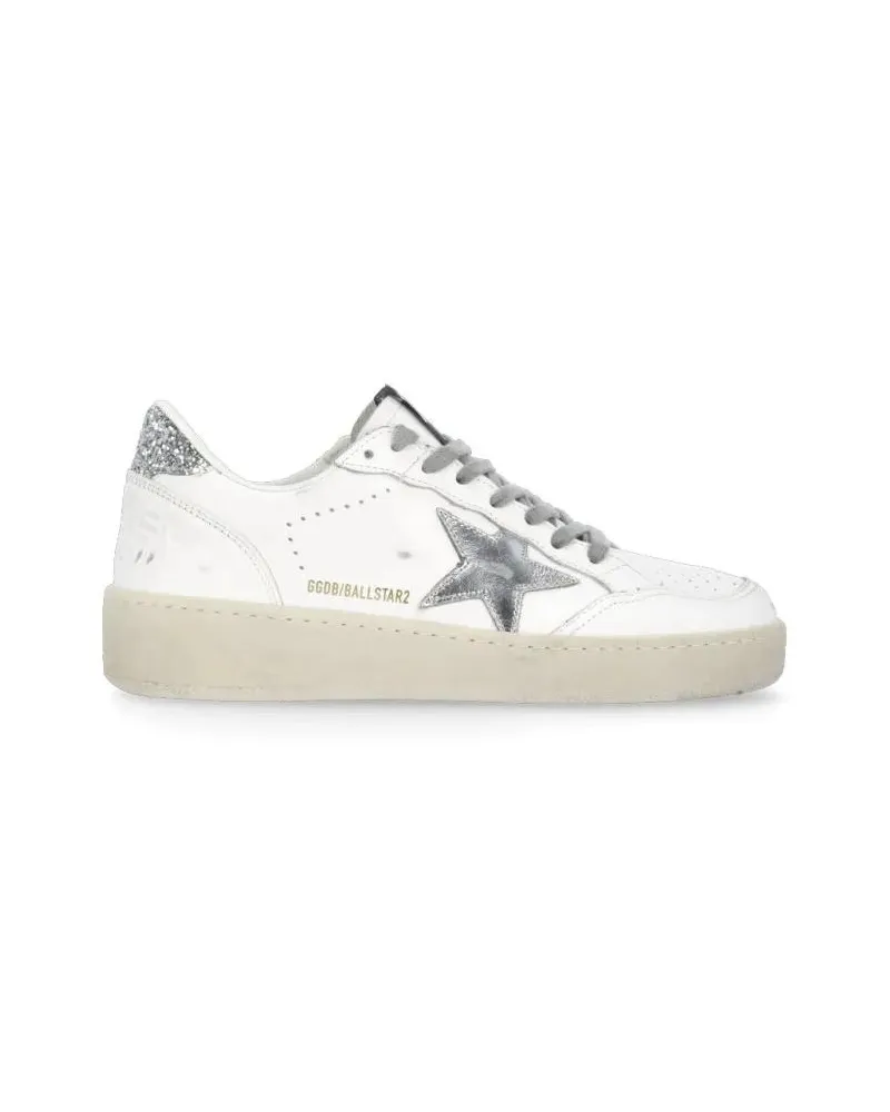 Golden Goose Low-Top Sneaker Sneaker im Used-Look weiß Weiß