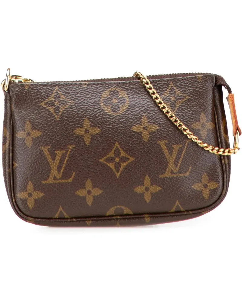 Louis Vuitton Crossbody Bags Monogram Mini Pochette Accessoires braun Braun