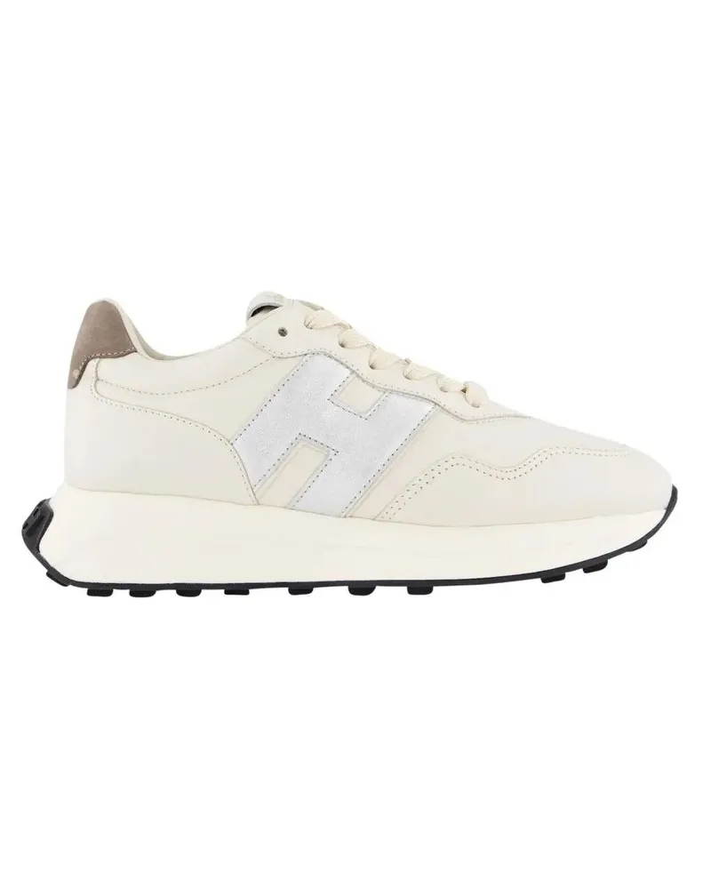 Hogan Low-Top Sneaker Dames H641 Allacciato H Patch beige Beige