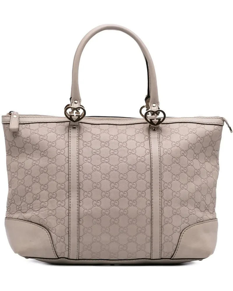 Gucci Shopper ssima Lovely Heart Tote braun Braun