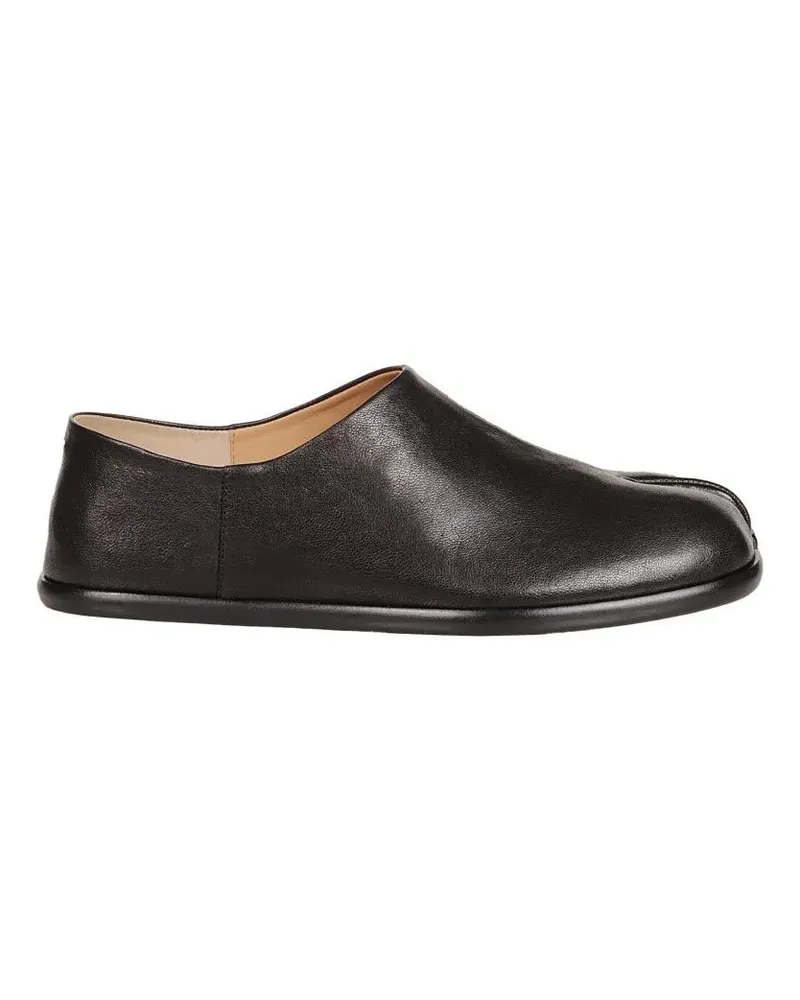 Maison Margiela Tabi Neri Bassi In Pelle Morbida, Calzatura Classi schwarz Schwarz