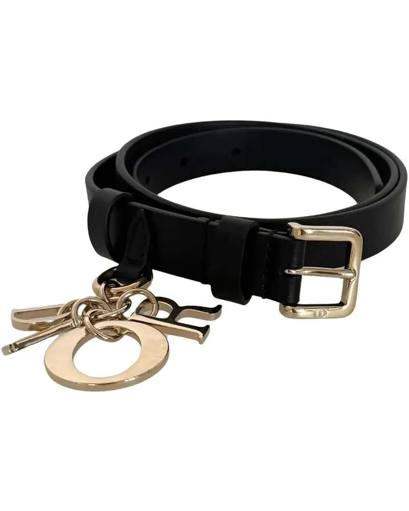 Dior Gürtel  Miss Dior belt in smooth calfskin l schwarz Schwarz