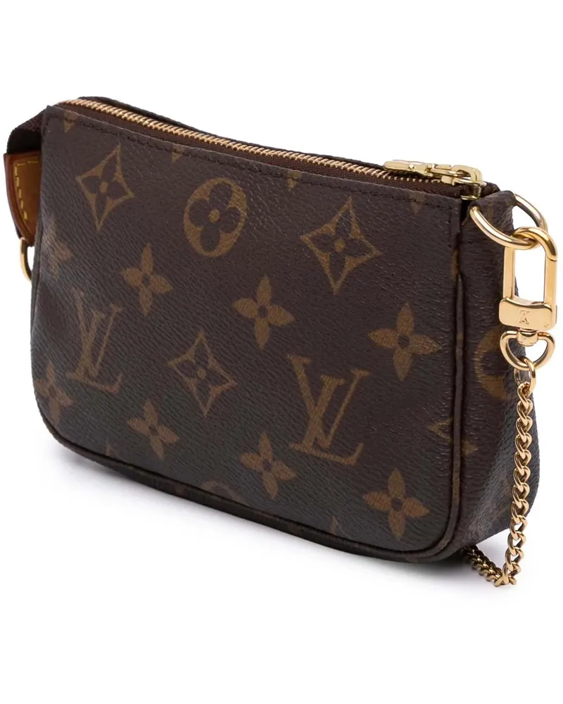 Louis Vuitton Crossbody Bags Monogram Mini Pochette Accessoires braun Braun