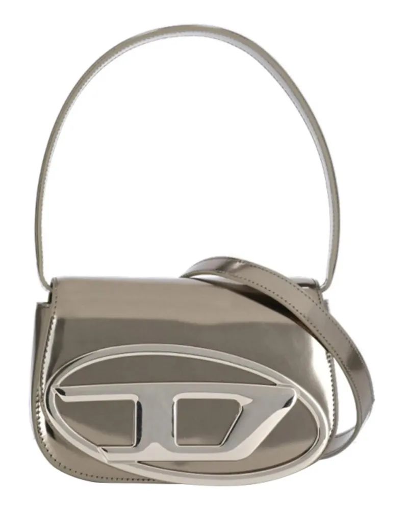 Diesel Crossbody Bags Dames 1DR Bag Metallic gunmetal Gunmetal