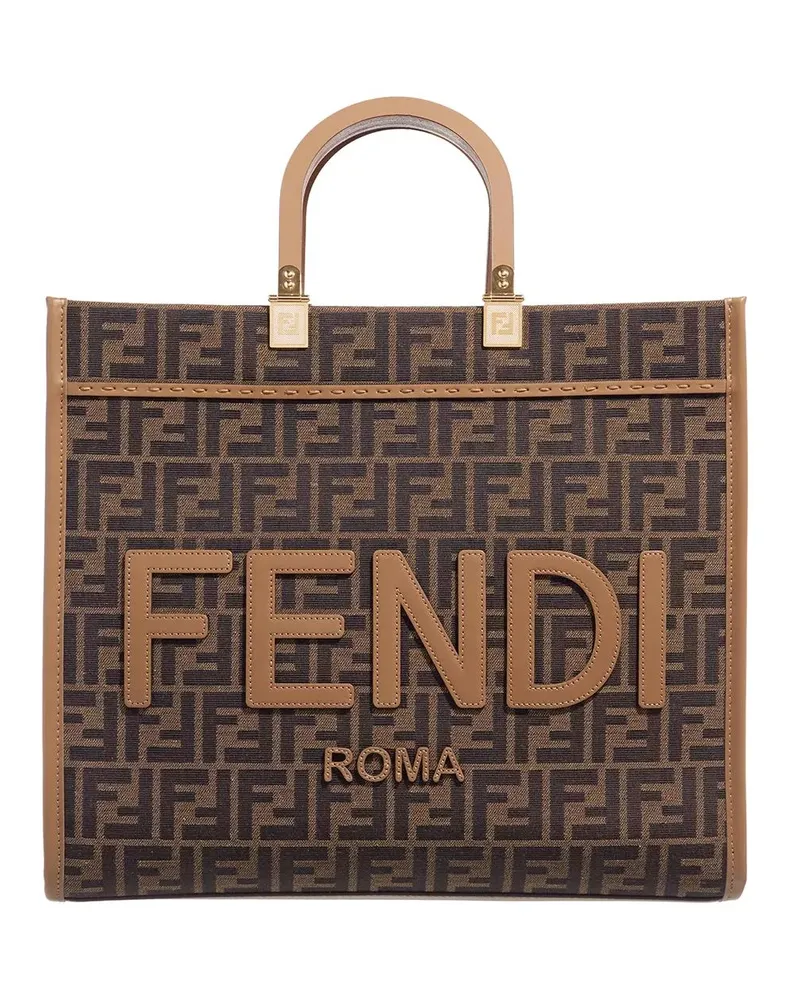 Fendi Tote Sunshine Medium Tote Beige