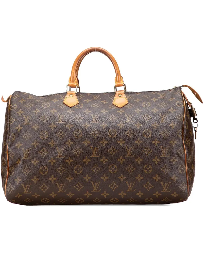 Louis Vuitton Crossbody Bags Monogram Speedy 40 braun Braun