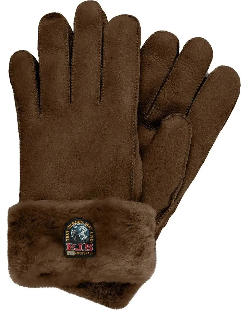 Parajumpers Handschuhe Shearling Gloves Tobacco bunt Bunt