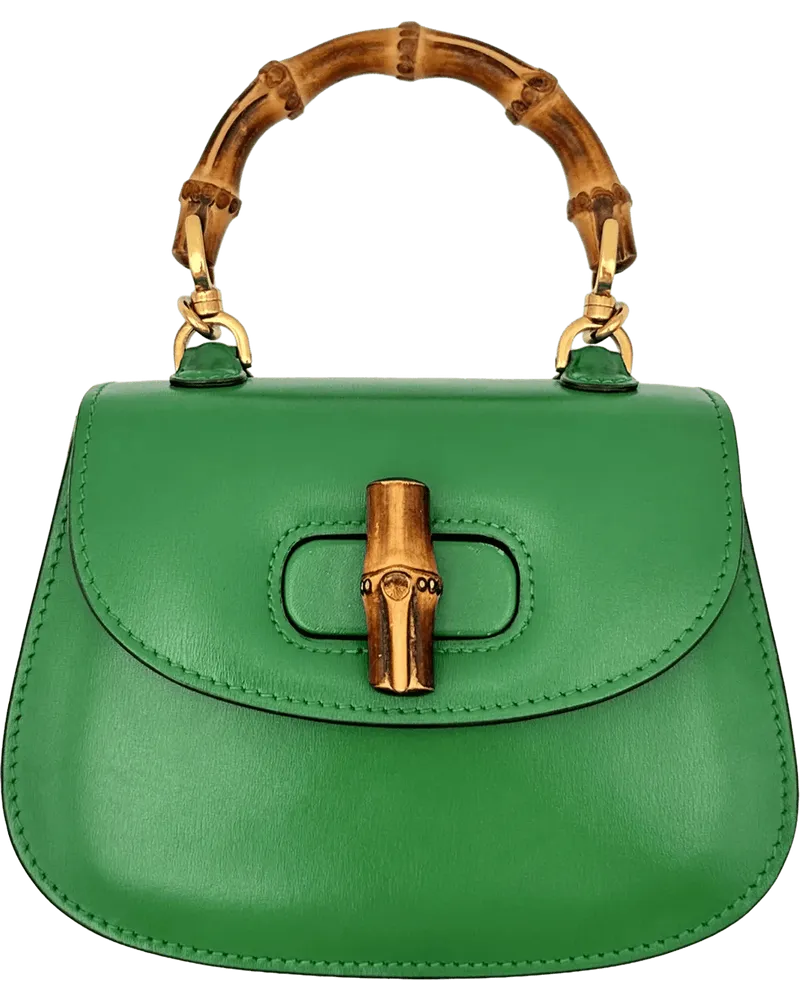 Gucci Crossbody Bags  Mini Bamboo - Green grün Grün