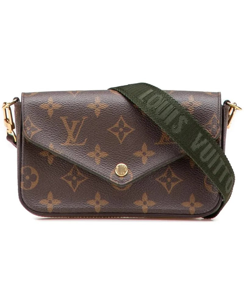 Louis Vuitton Hobo Bags Monogram Felicie Strap And Go braun Braun