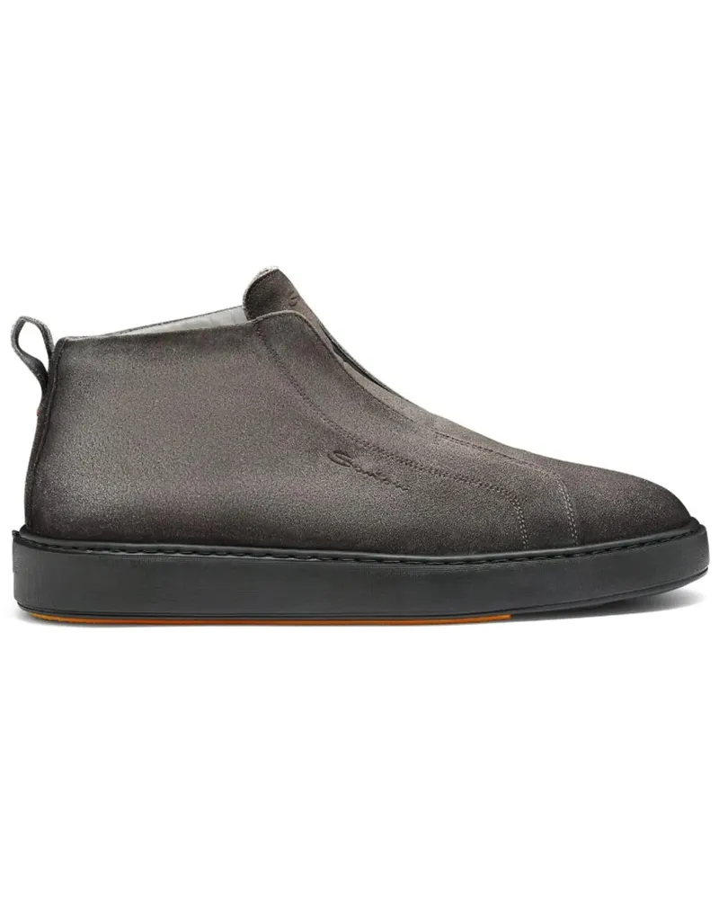 Santoni Low-Top Sneaker Sneakers Grey grau Grau