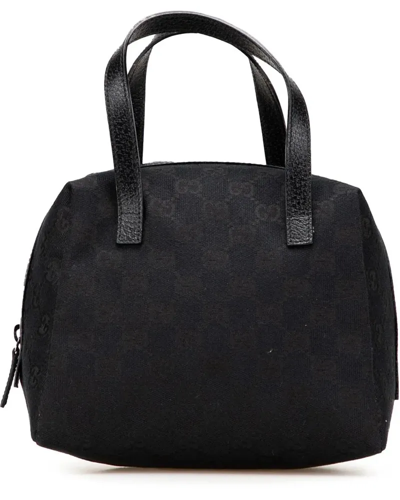 Gucci Crossbody Bags 2000-2015 GG Canvas Handbag schwarz Schwarz