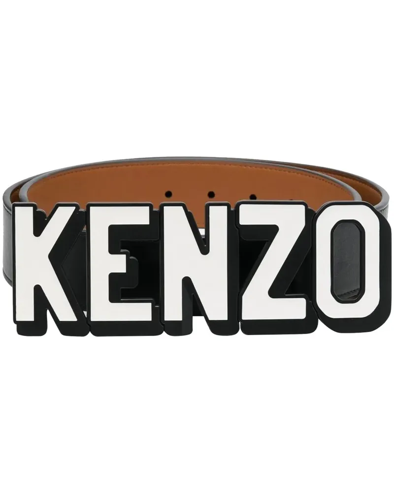 Kenzo Gürtel Belts Black schwarz Schwarz