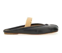 Slipper & Pantoletten Mule Tabi With Elastic Band schwarz