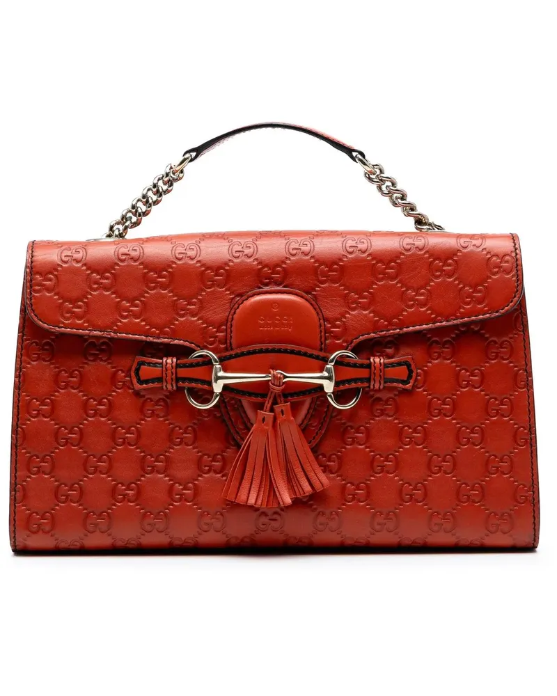Gucci Hobo Bags Medium ssima Emily Shoulder Bag orange Orange