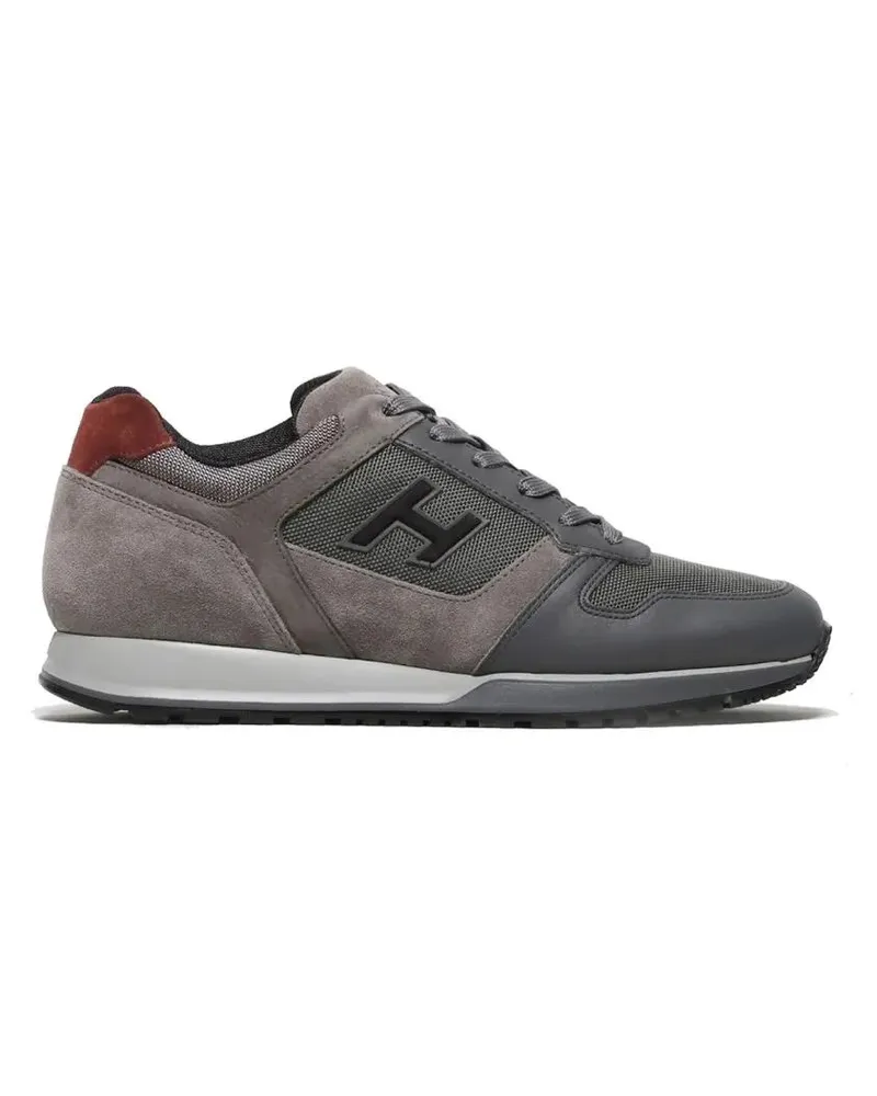 Hogan Low-Top Sneaker Grey Leather H321 Sneaker grau Grau