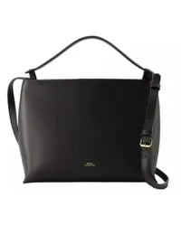 A.P.C. Shopper Ashley Crossbody - Cotton - Black Schwarz