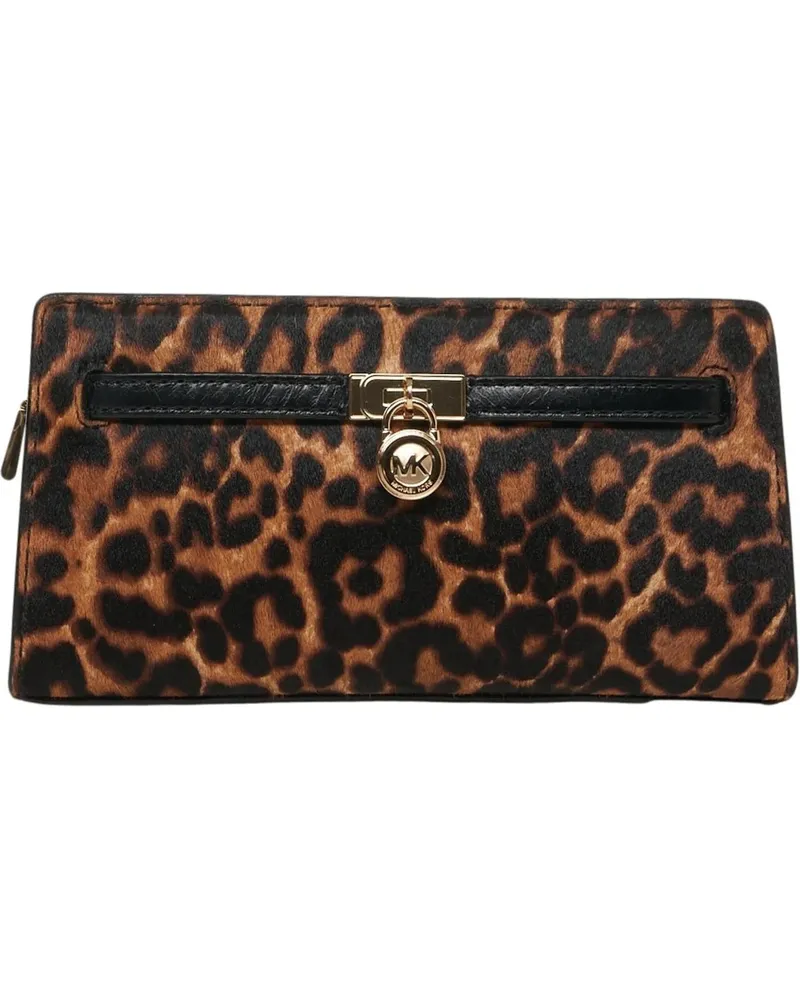 Michael Kors Clutches Clutch with animal print braun Braun