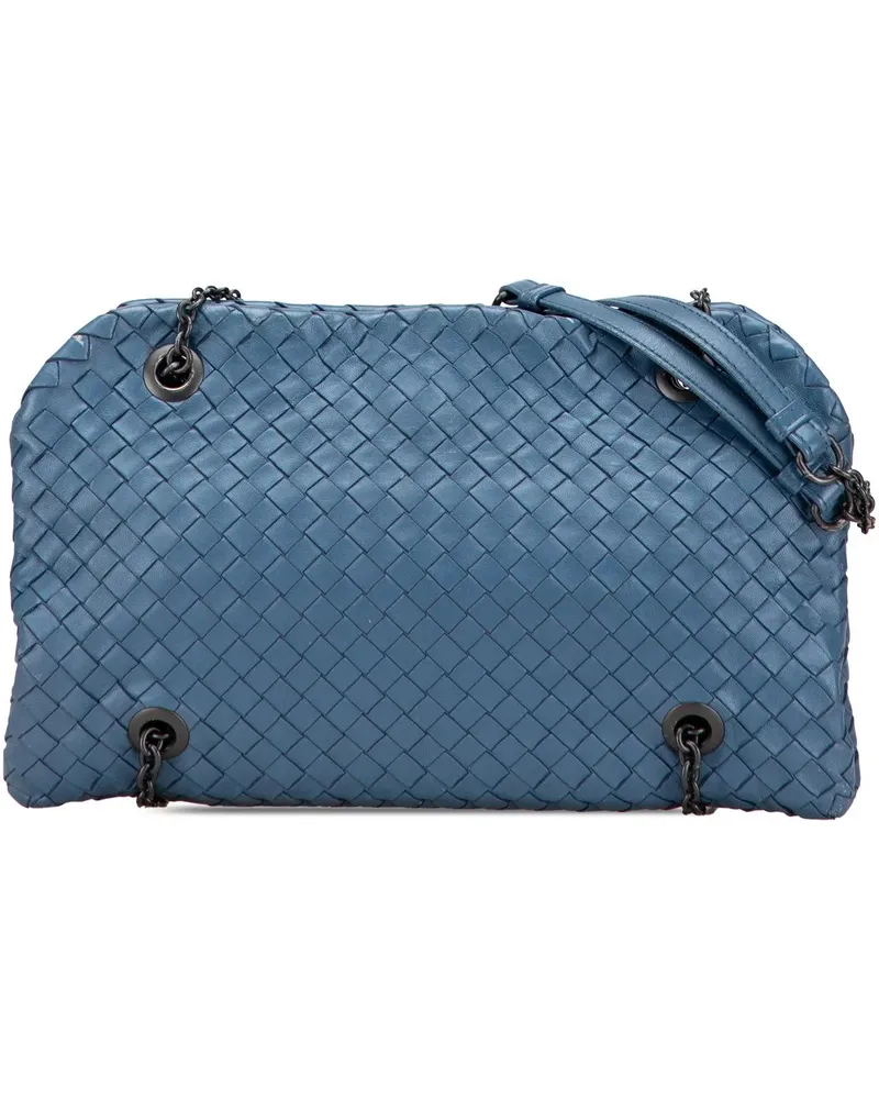 Bottega Veneta Hobo Bags Nappa Intrecciato Duo Shoulder Bag blau Blau