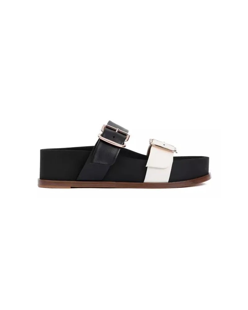 Gabriela Hearst Sandalen Wren Black Lamb Leather Ballerinas schwarz Schwarz