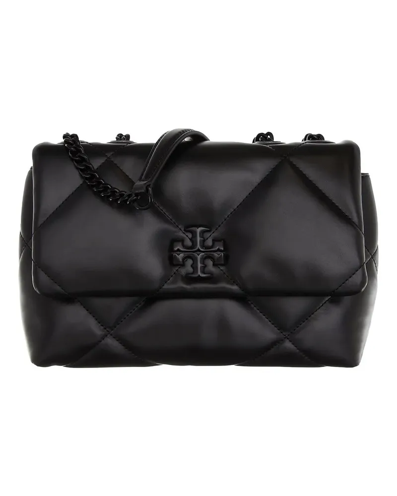 Tory Burch Crossbody Bags Kira Diamond Quilt Powder Coated Small Convertible schwarz Schwarz